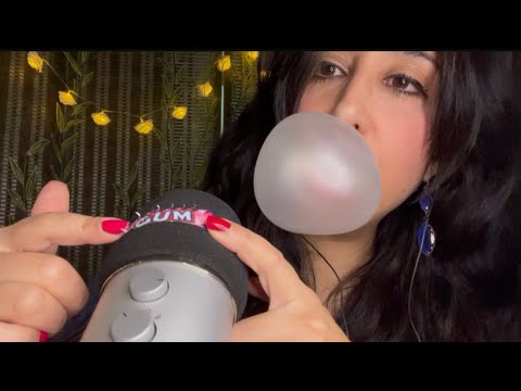 Just having fun with my Bubblegum ASMR Gum Chewing and Blowing (no talking)