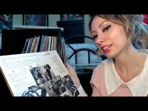 ASMR Vintage Gal Shares Records | Whispers | Nail Tapping