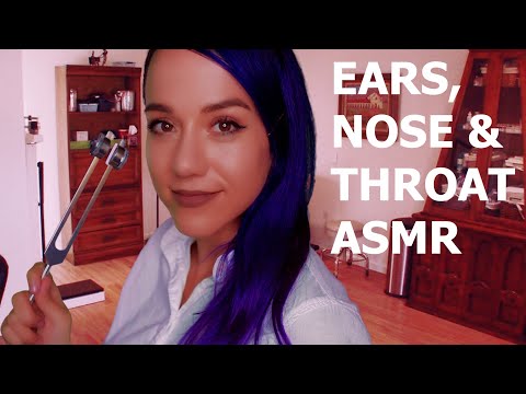 ASMR Testing Your Ears, Nose & Throat Before an Ear Cleaning