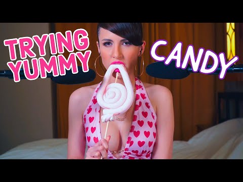 ASMR Licking & Eating Some Yummy Candy