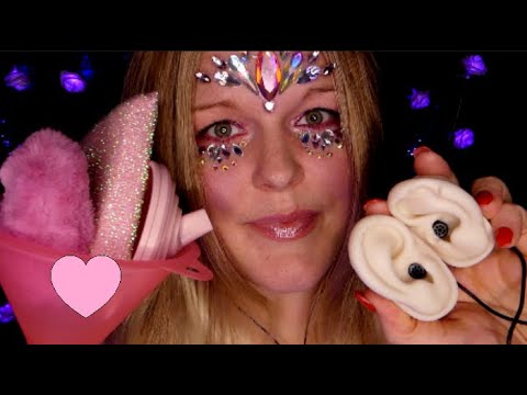 ASMR | INTENSE Pink Mouth Sounds Triggers💗Sponge, Fluffy Hearts, Overload (Valentine Special)