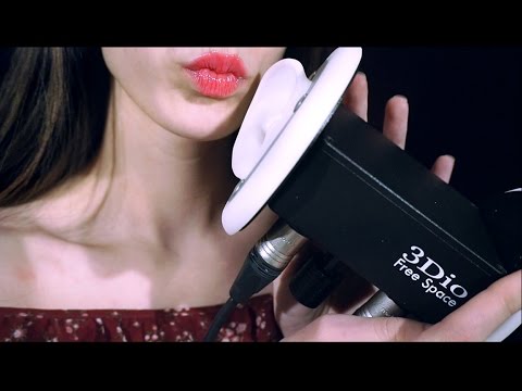 ASMR Mouth Sounds, Unintelligible Whispers, Breathing, Hand Movements 3DIO BINAURAL 💗💗💗