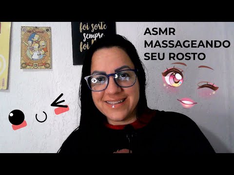 ASMR-MASSAGEANDO SEU ROSTO/SONS DE BOCA😍😍#asmr #sonsdeboca