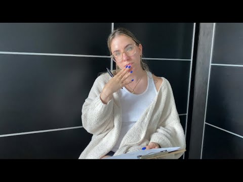 ASMR Asking you Personal Questions ( Pen and Clipboard sounds)