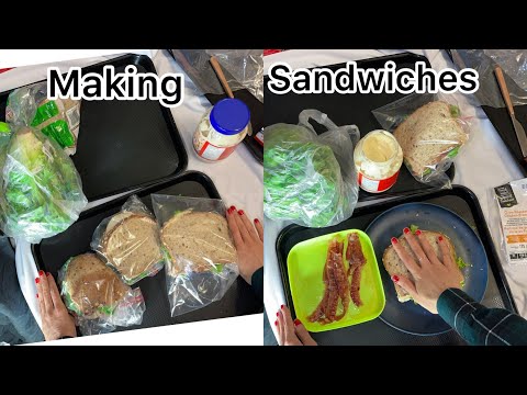 ASMR Making Sandwiches No Talking