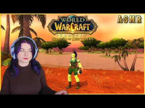 [ASMR] Relaxing Orc Shaman Leveling Part #2 🌴  WoW Season of Discovery (Soft Spoken)