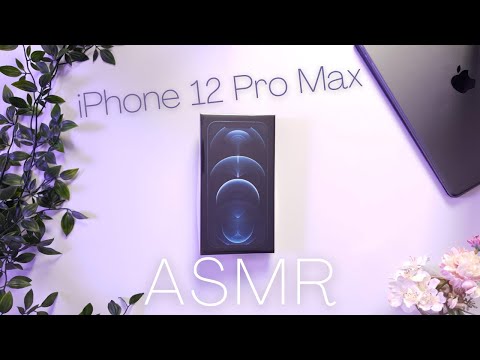 [ASMR] iPhone 12 Pro Max Unboxing (no talking) EAR TO EAR sounds