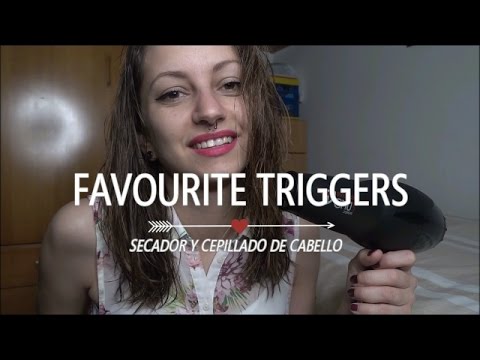 Favourite triggers: secador y cepillado de cabello #8 [ASMR en español]