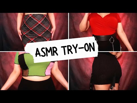 ASMR Clothing Haul & Try-on | Whispering & Fabric Sounds