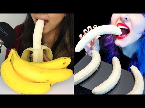 ASMR: Banana Party with Hungry Cakes! | Double Banana Sounds ~ Relaxing Eating Sounds [V] 😻