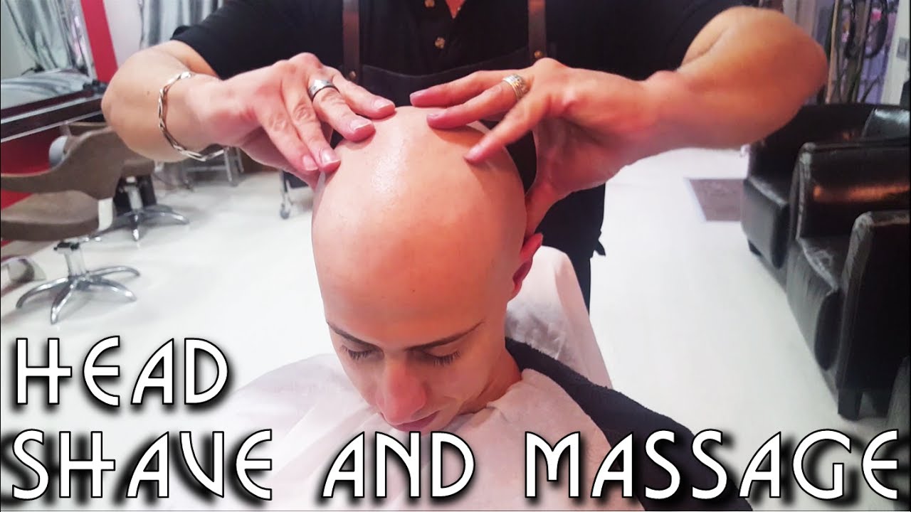 💈 Traditional Italian Barber - Head Shave with Massage - ASMR no talking