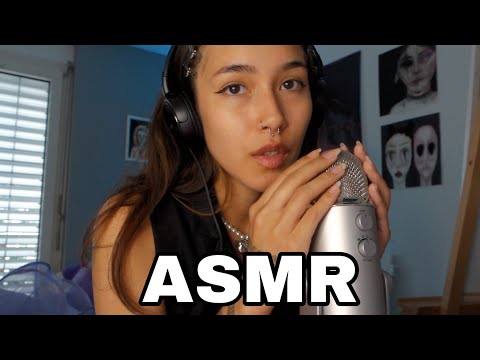 ASMR tingly mouth & nail sounds (a little bit chaotic)