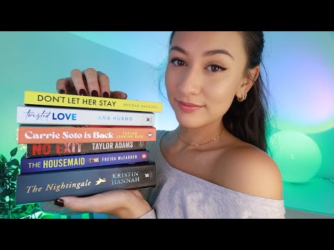 ASMR Cosy Book Haul & Recommendations 🍂 📚 Recent Reads Whispering, Tapping & Page Turning