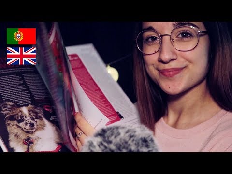 [ASMR] Flipping Through Magazines! | Soft-Spoken | English/Portuguese 🇬🇧🇵🇹