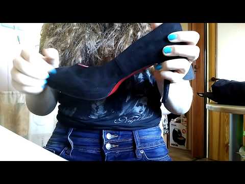 ASMR (requests) - scratching on my winter coat, jeans, pumps
