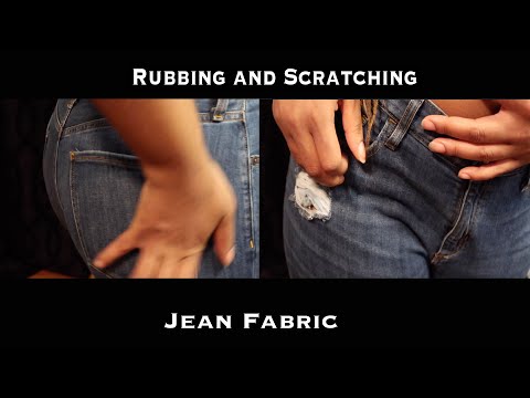 ASMR | Relaxing Rubbing and Scratching Jean Pants and Rubbing