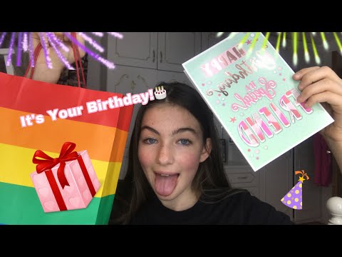 ASMR| IT’S YOUR BIRTHDAY🎁🎂! (Giving you ur birthday present!😌