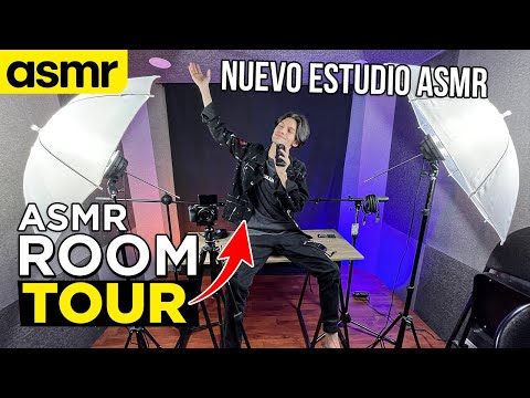 ASMR ROOM TOUR en mi NUEVO estudio - asmr para dormir - ASMR Español