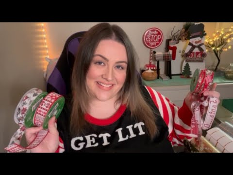 Christmas Gift Wrap and Chat: What I'm Up to & Surviving Holidays | ASMR