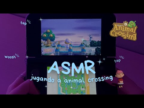 ASMR ✧ TAPPING y SUSURROS jugando a ANIMAL CROSSING: NEW LEAF 🌙🌷