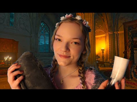 Your Grace, let's unpack your gifts 👑 The Witcher ASMR Roleplay (scratching & tapping)