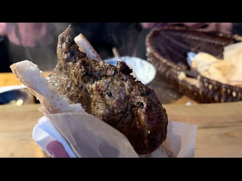 Eating Street Food in Germany, Market Sounds