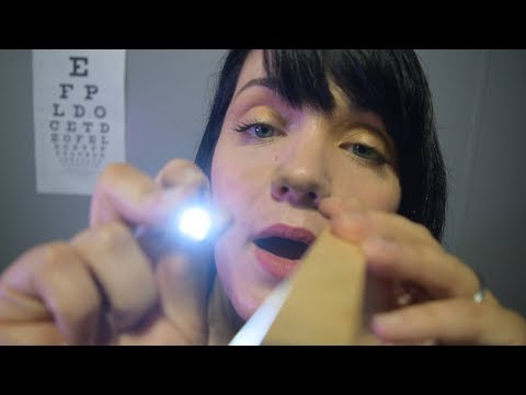 ASMR Head To Toe Physical Exam - Soft Speaking - Crinkles - Face Touching