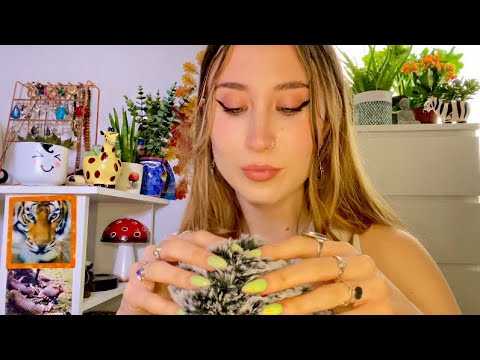 asmr | searching for bugs (inaudible whispering & fluffy mic scratching)