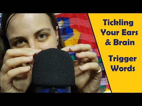 ASMR Gently Tickling Your Ears & Brain with Repeated Trigger Words (Tickle, Tico, Tk Tk...)