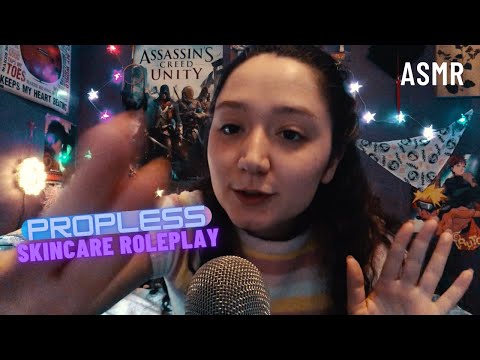 ASMR Doing Your Skincare *Propless Roleplay* (Fast & Aggressive Invisible Triggers)