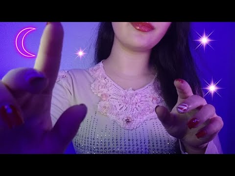 ASMR🌌personal attention ~to reduce stress(camera tapping,hand movement,tongue clicking)