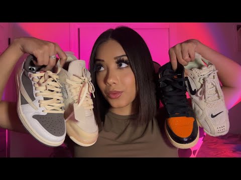 ASMR| 😱$6,000 Shoe Collection 👟🔥 (Whispers, tapping, scratching..)