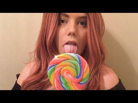 ASMR | Lollipop 🍭 Licking Mouth Sounds