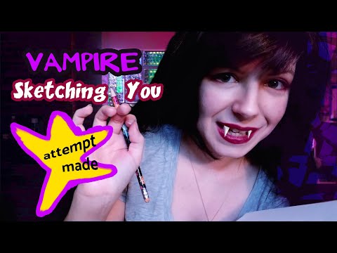 ASMR Vampire BFF sketching you personal attention RolePlay
