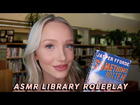 ASMR Whispered Library Sign Up Roleplay (Page Turning, Tracing, Tapping) | GwenGwiz