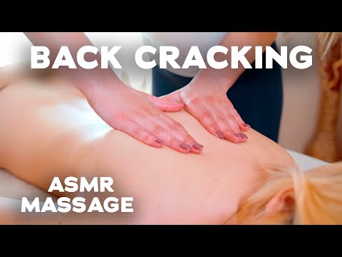 ASMR | MASSAGE | Back Cracking asmr massage | relaxing video