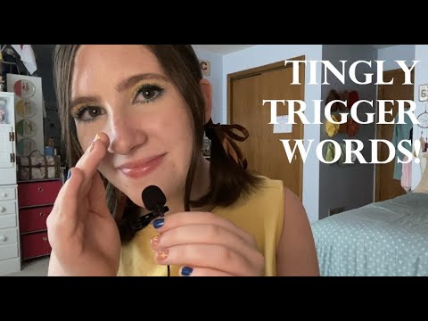 {ASMR} Trigger words and Phrases (mixed soft spoken and whisper)