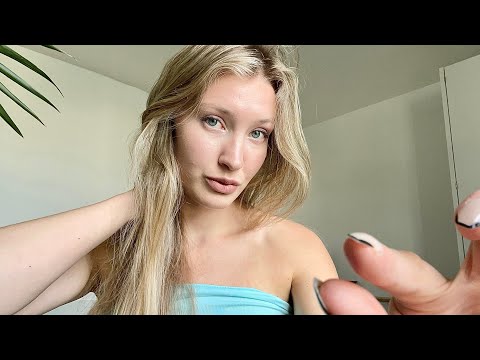 ASMR • Eating your Negative Energy | wet mouth sounds, plucking