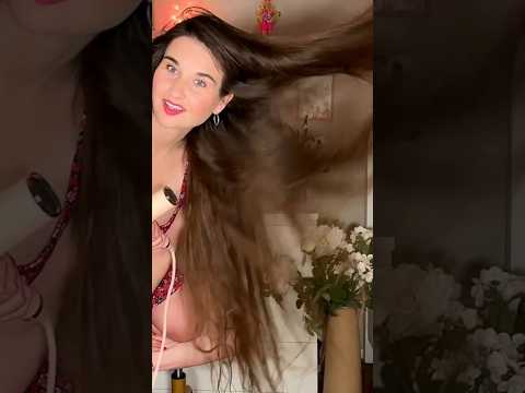 Slopehill, my new super hair dryer, watch my new #longhair ASMR video!