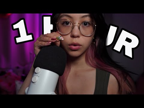 ASMR 1 Hour of Dry Mouth Sounds (Sksk, Tongue Clicking, & More) (Looped)
