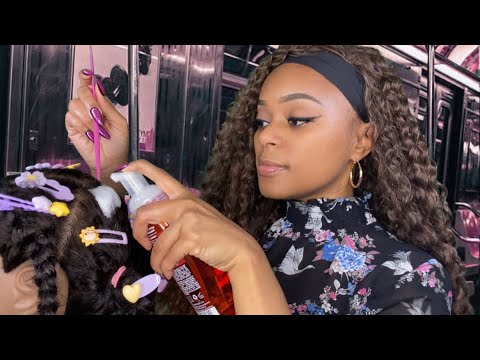ASMR | 🚂 The Lady On The Train Does Your Hair