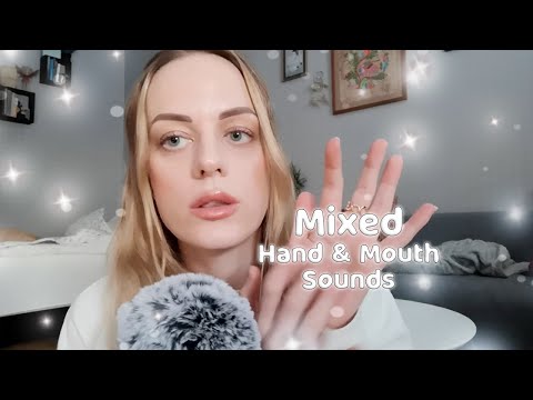 ASMR | Fast & Chaotic Hand Sounds/Movements, Mouth Sounds, Plucking, Fluffy Mic Brushing + Ramble