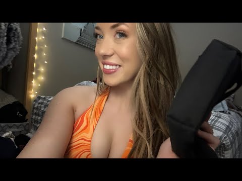 WHATS IN MY BAG ASMR THROWBACK TRIGGERS