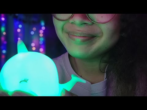 ASMR In the Dark🌬✨️ (Glowing Objects, Tapping, Scratching, Visual Triggers)