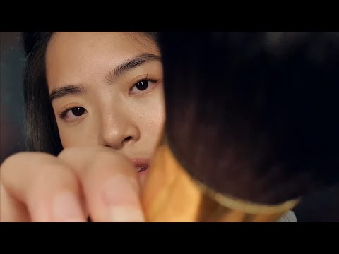 [ASMR] Slow Face Brushing ✧ Close Your Eyes, Have the Sweetest Dreams Tonight!