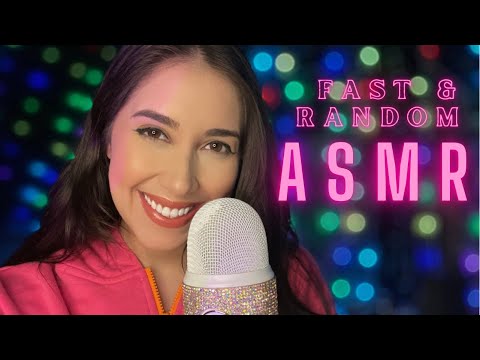 ASMR FAST & AGGRESSIVE energy ~  mouth sounds, nail tapping, clicky whispers