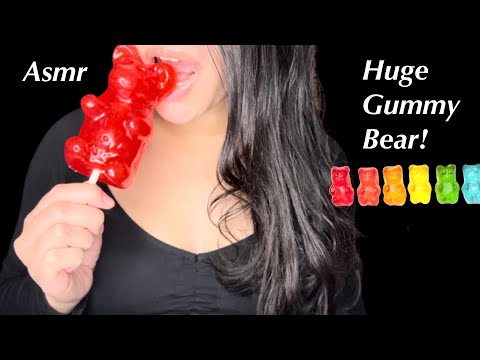 Asmr Eating a Huge Gummy Bear No Talking