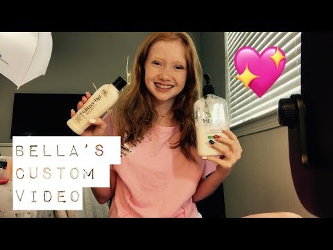 ASMR~Light Tapping and Lotion Sounds~Bella’s Custom Video