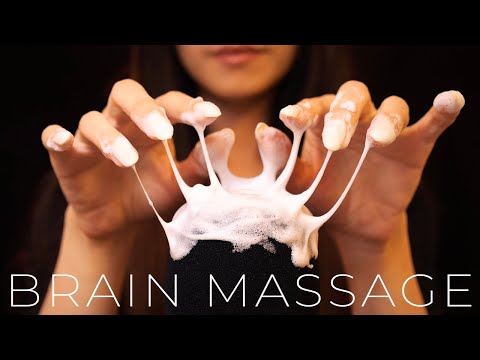 ASMR The Foamiest and Stickiest Brain Massage (No Talking)