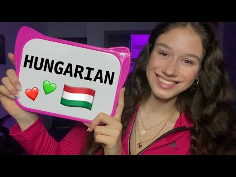 ASMR Teaching You Hungarian 🇭🇺